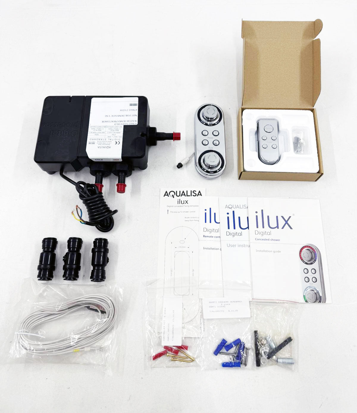 Aqualisa ilux Shower digitale douchemengkraan met afstandbediening chroom