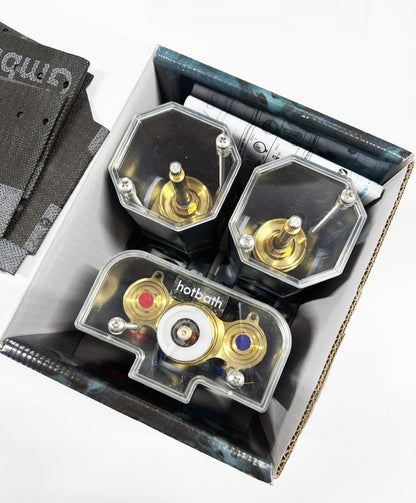 Hotbath HB007 inbouw douchethermostaat met twee stopkranen (2019)