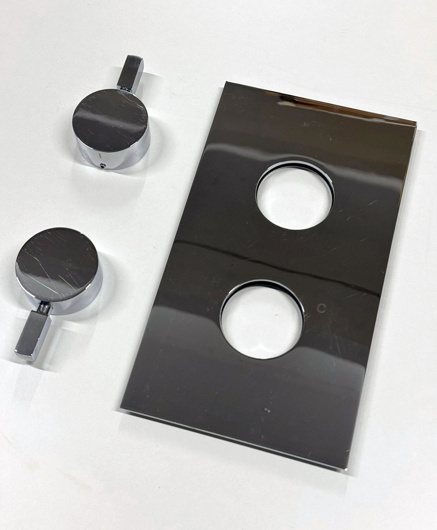 Crosswater Logic thermostatische douchekraan met 1-weg , LO1000RC + WLBP1000RC