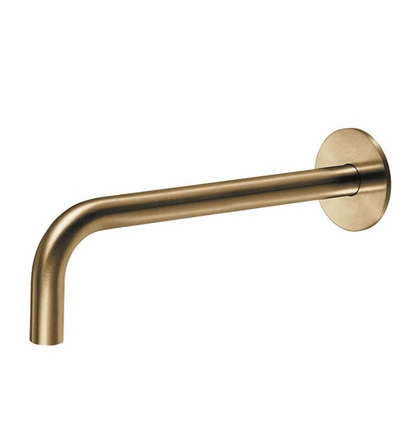 Qisani Flow thermostatische inbouw baddouchekraan 2-weg ovaal Gold / Goud