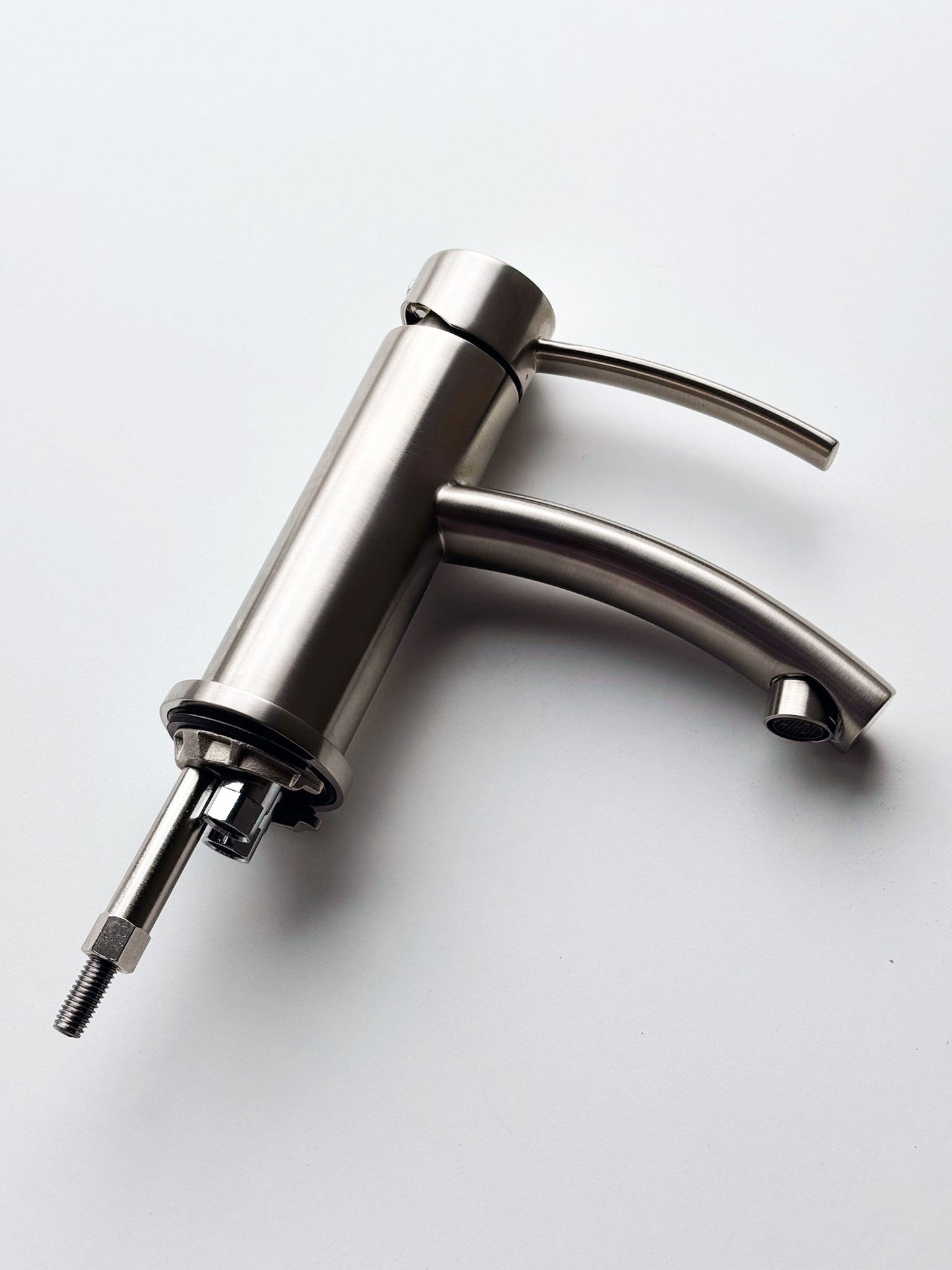 Newform EL-X design wastafelkraan mat nikkel