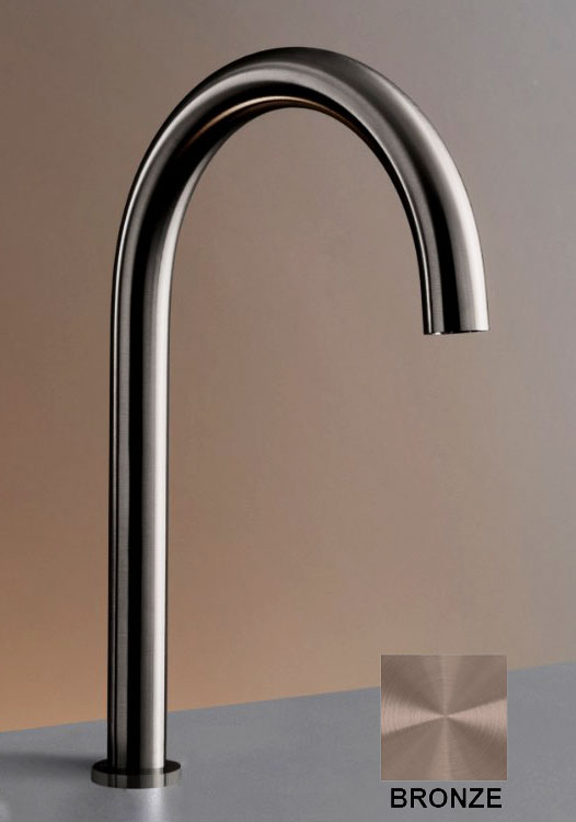 CEADESIGN Dekgemonteerde draaibare uitloop met optionele onderbladbevestiging, geborsteld brons