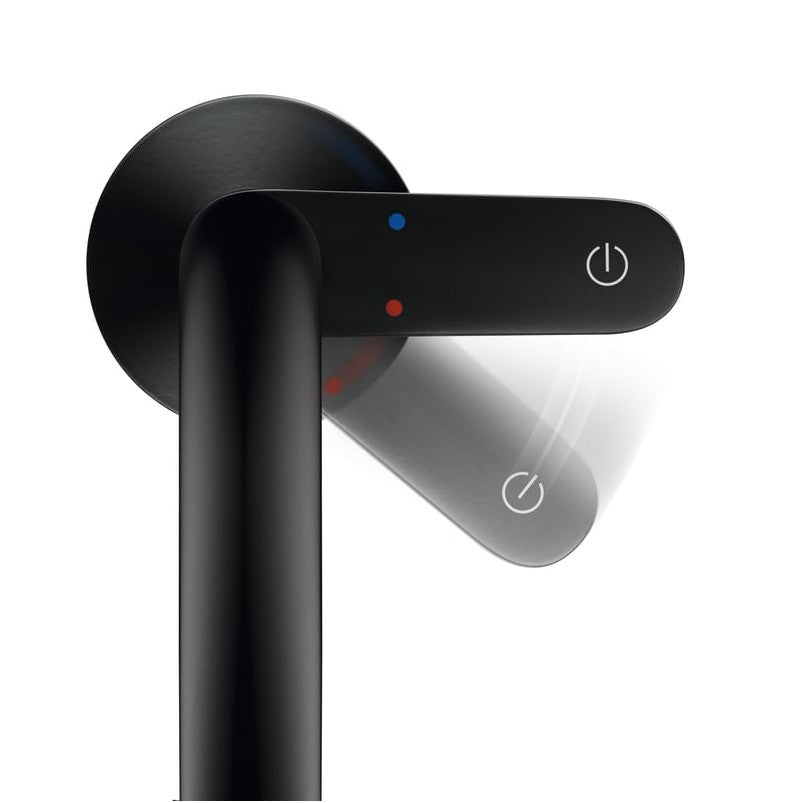 Hansgrohe Axor One wastafelkraan met afvoergarnituur Push-Open, Mat Zwart