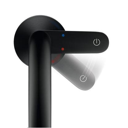Hansgrohe Axor One wastafelkraan met afvoergarnituur Push-Open, Mat Zwart