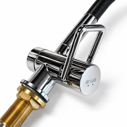 ARWA TwinFlex Design keukenkraan Chroom/Zwart