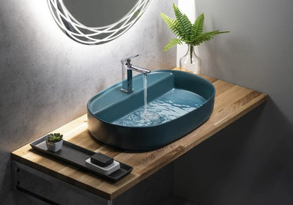 ISVEA Infinity Ovaal wastafel of wasbak 60 cm met overloop