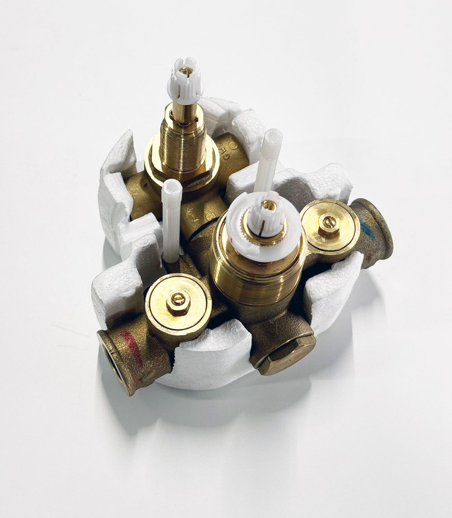 Bongio Squadra Thermostatisch inbouw douchekraan met 2-Weg, Geborsteld mat nikkel