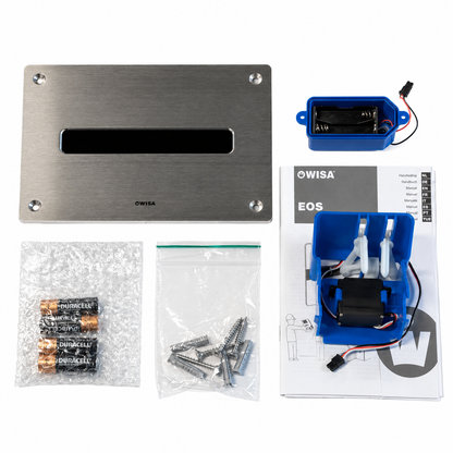 Wisa XS Eos infrarood bedieningspaneel Vandalissimo dualflush RVS