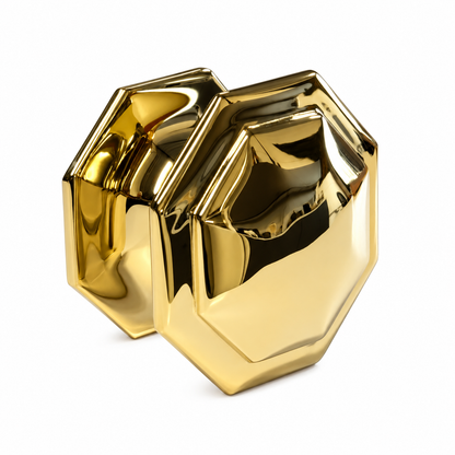 Quincalux ST Toppel Voordeurknop Goud Zirkonium PVD