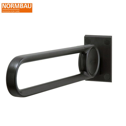 Normbau Vario opklapbare muursteun 725 mm met grondplaat antraciet metallic