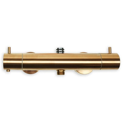 Ivy Bond losse therm.kraan 2-weg tbv douche-opbouwset, Geborsteld mat goud PVD