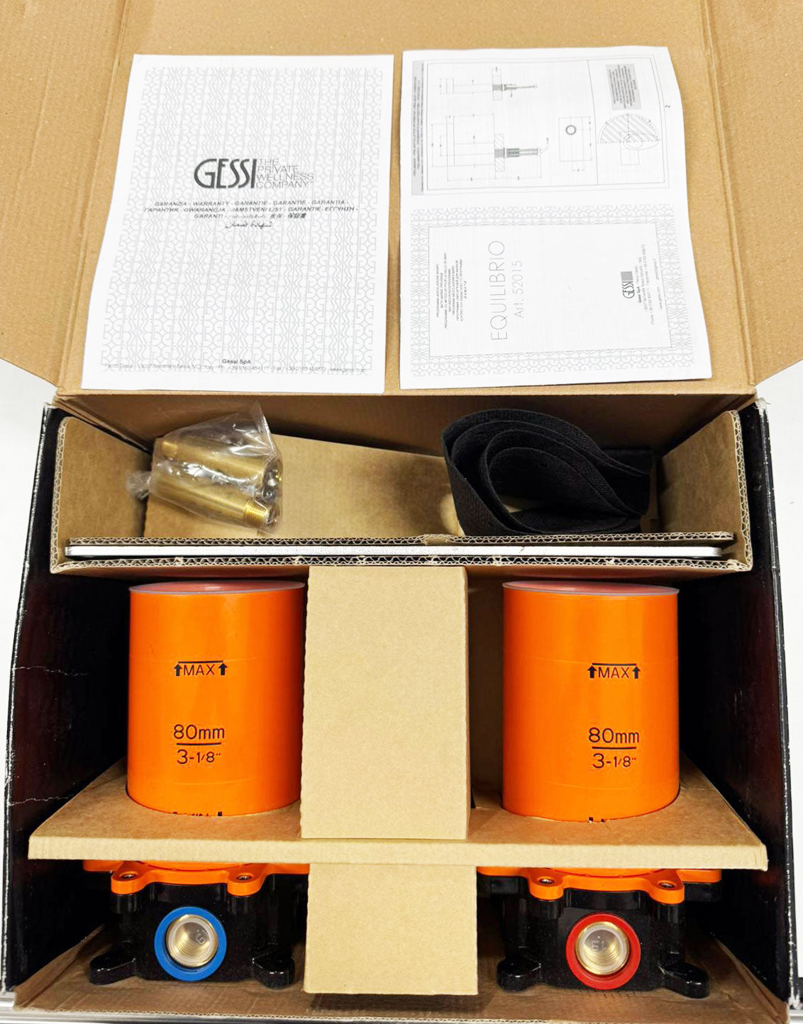 Gessi inbouwdeel voor vrijstaande badmengkraan (65099-031)