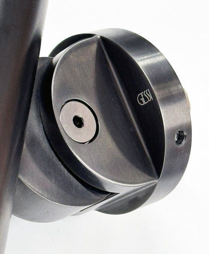 GESSI Flessa Spotwater 316 douchekop geborsteld zwart metaal PVD