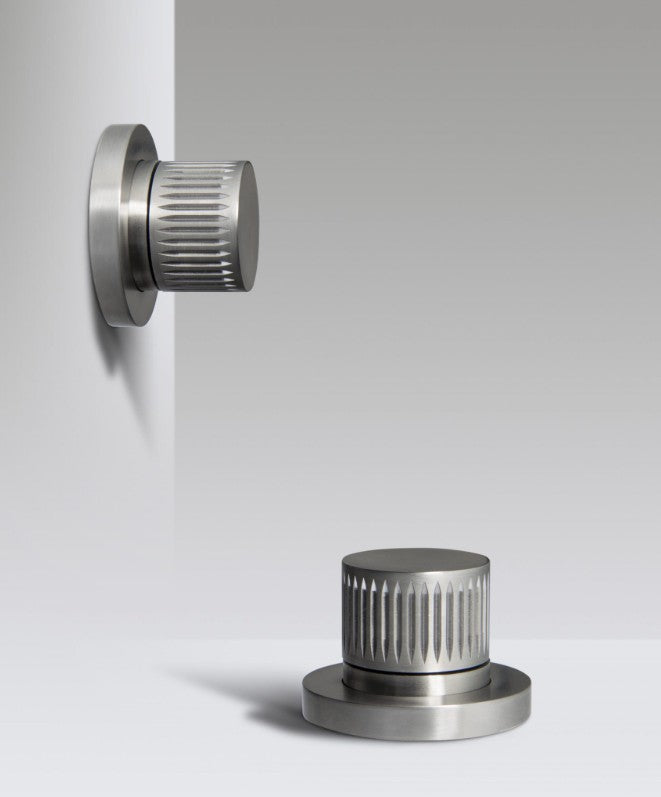 Bongio TIME2020 design wandmengkraan met progressieve cartridge, RVS