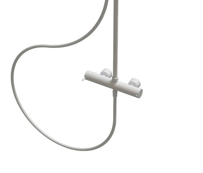 Procasa / Waterevolution Flow Douchecombinatie met Thermostaat en Regendouche 250 mm – Mat Wit