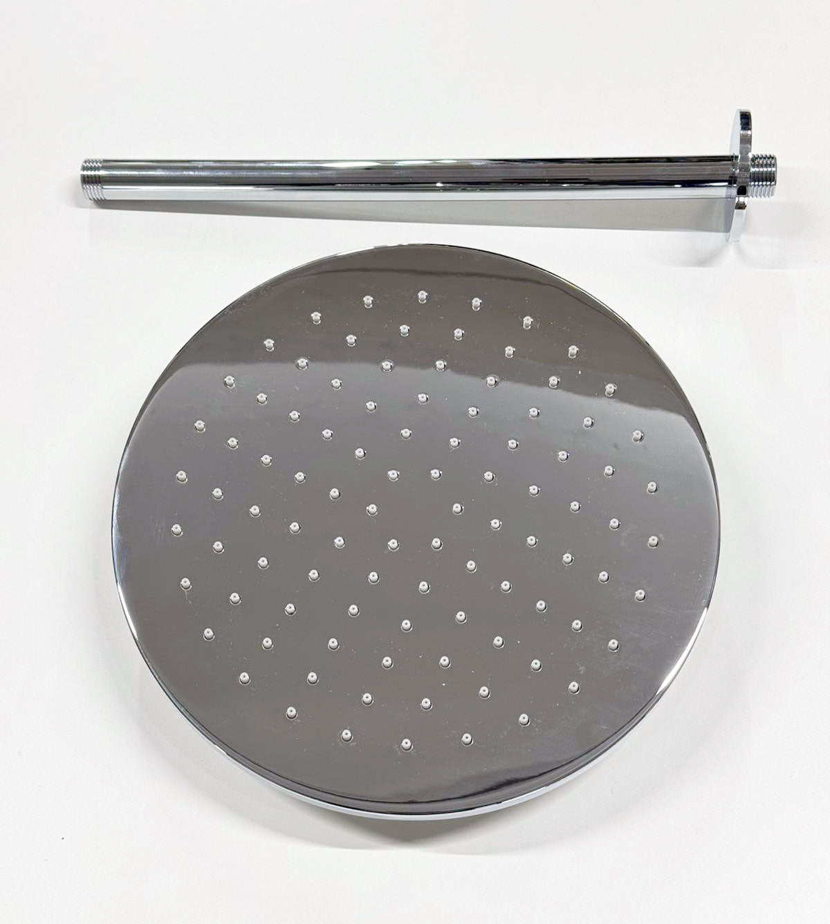 Waterevolution hoofddouche Ø250 mm met plafondbevestiging, Chroom
