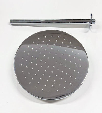 Waterevolution hoofddouche Ø250 mm met plafondbevestiging, Chroom