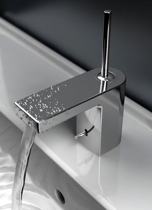 Jado Glance wastafelkraan met waste bediening, Chroom