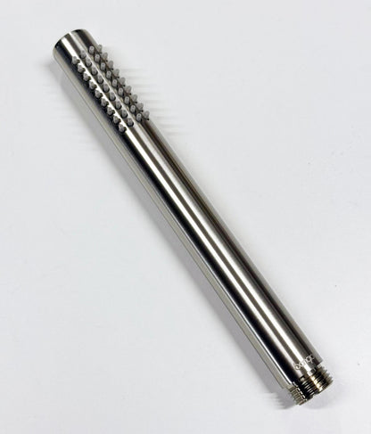 Bongio Round Wellness Duplex handdouche set met doucheslang en wanduitlaat, geborsteld mat nikkel