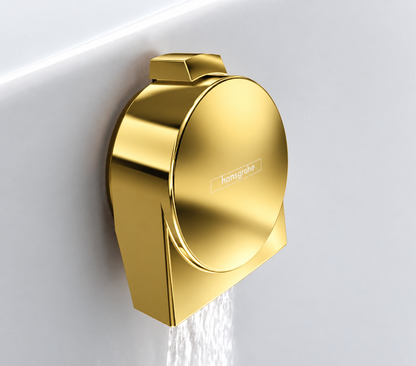 Hansgrohe Exafill S afbouwdeel voor bad afvoer overloop en vulcombinatie – Glanzend Goud