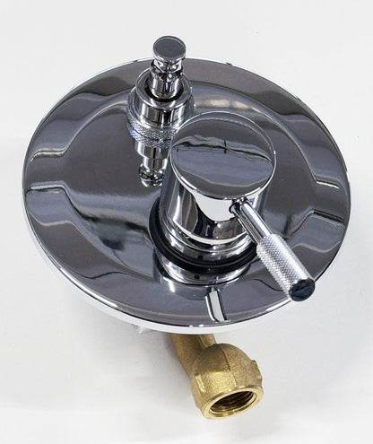 Paini Fluxio inbouw douche/badkraan met omstel chroom