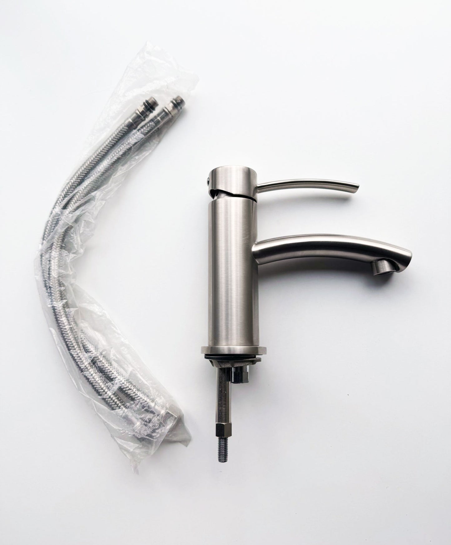 Newform EL-X design wastafelkraan mat nikkel