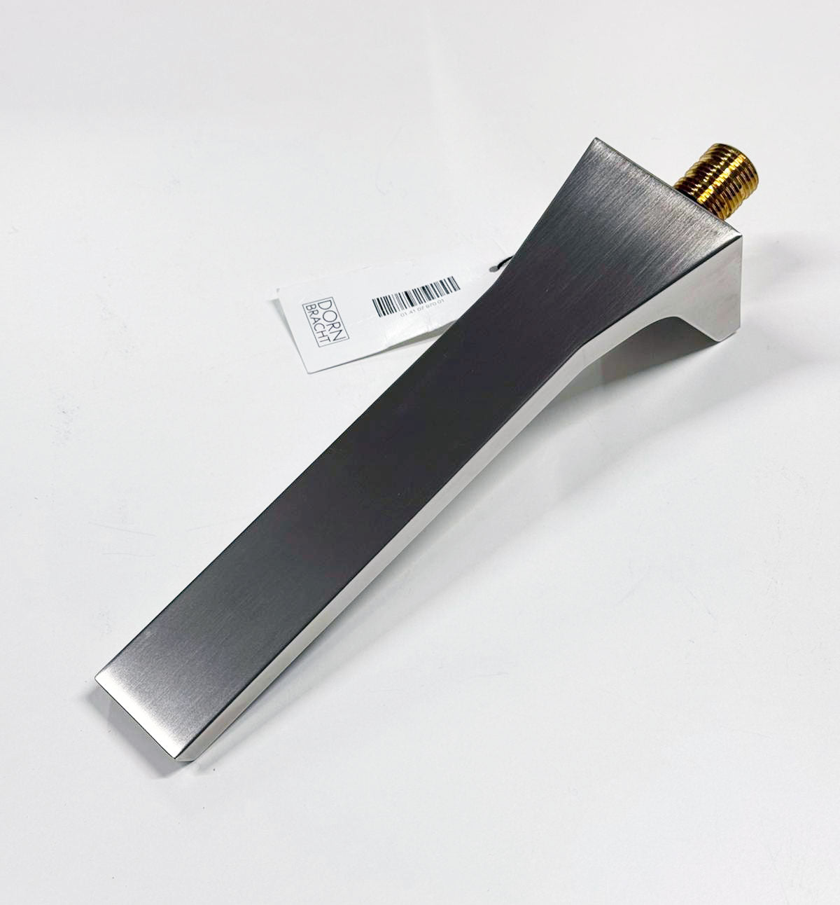 Dornbracht CL.1 wanduitloop sprong 200 mm, geborsteld platina mat