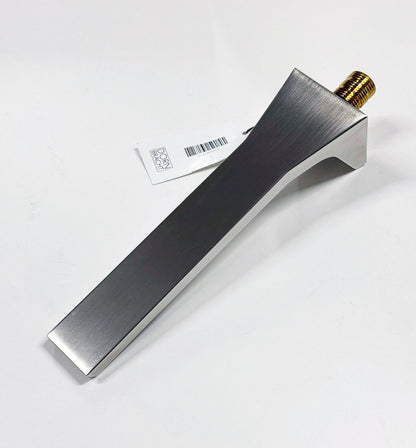 Dornbracht CL.1 wanduitloop sprong 200 mm, geborsteld platina mat