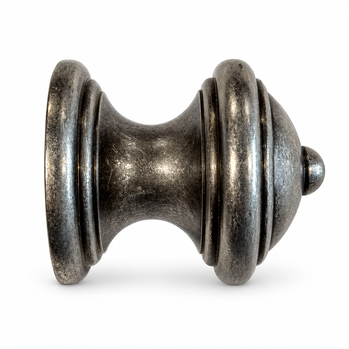 Quincalux Collectie 323 Voordeurknop Oud Antiek Tin (handgemaakt)