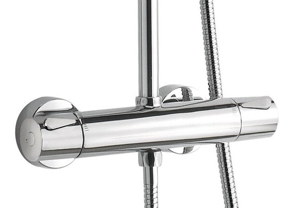 Damixa Silhouet slank design thermostaat opbouw regendoucheset, Chroom