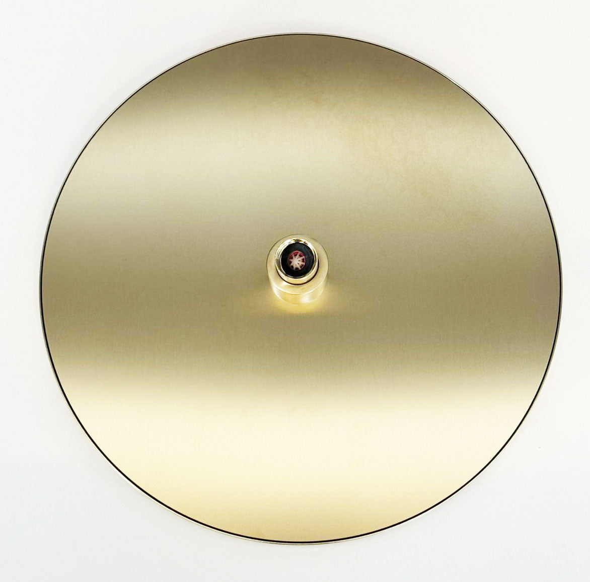 Nobili Luxe hoofddouche rond Ø 30 cm geborsteld messing PVD AD139/113CGP