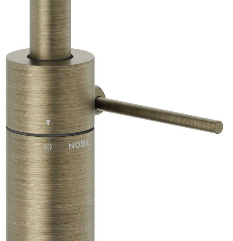 Nobili Velis eengreeps design wastafelmengkraan, Caffè Geborsteld