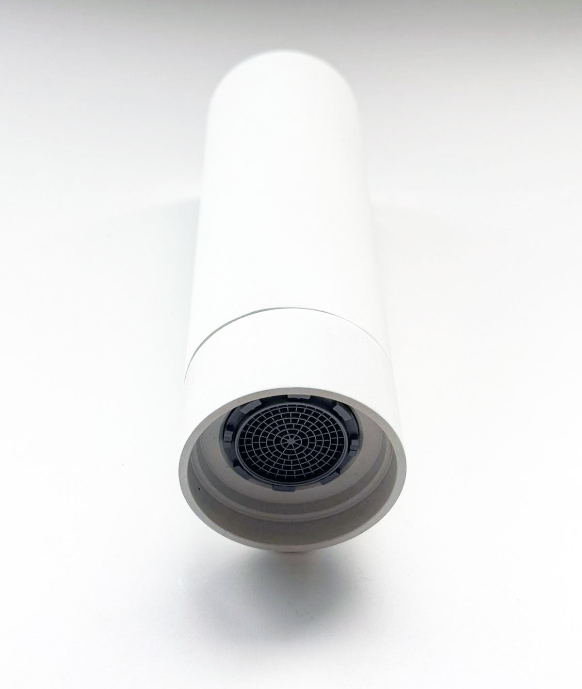RVB JOE design hoofddouche Ø 50 mm, clearstream waterval met verticaal douchearm 180 mm, mat wit