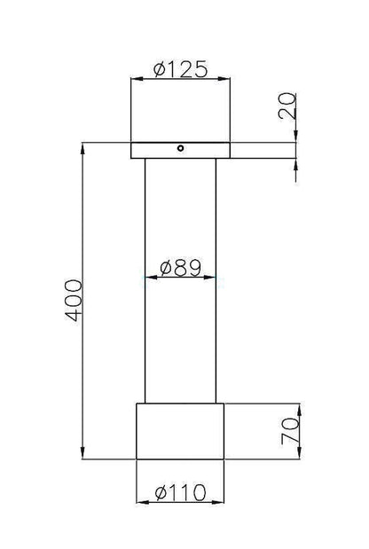 JEE-O Soho regendouche set 2-weg (hammercoat mat zwart)