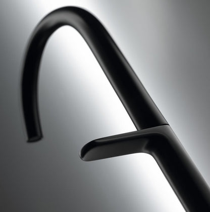 Hansgrohe Axor One wastafelkraan met afvoergarnituur Push-Open, Mat Zwart