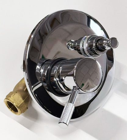 Paini Fluxio inbouw douche/badkraan met omstel chroom