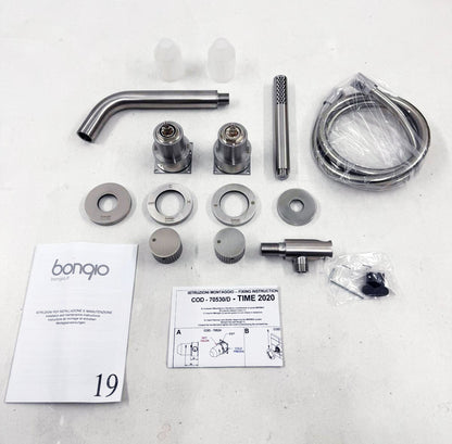 Bongio Time2020 Inbouw bad/douchekraan geborsteld 316 Roestvrij Staal