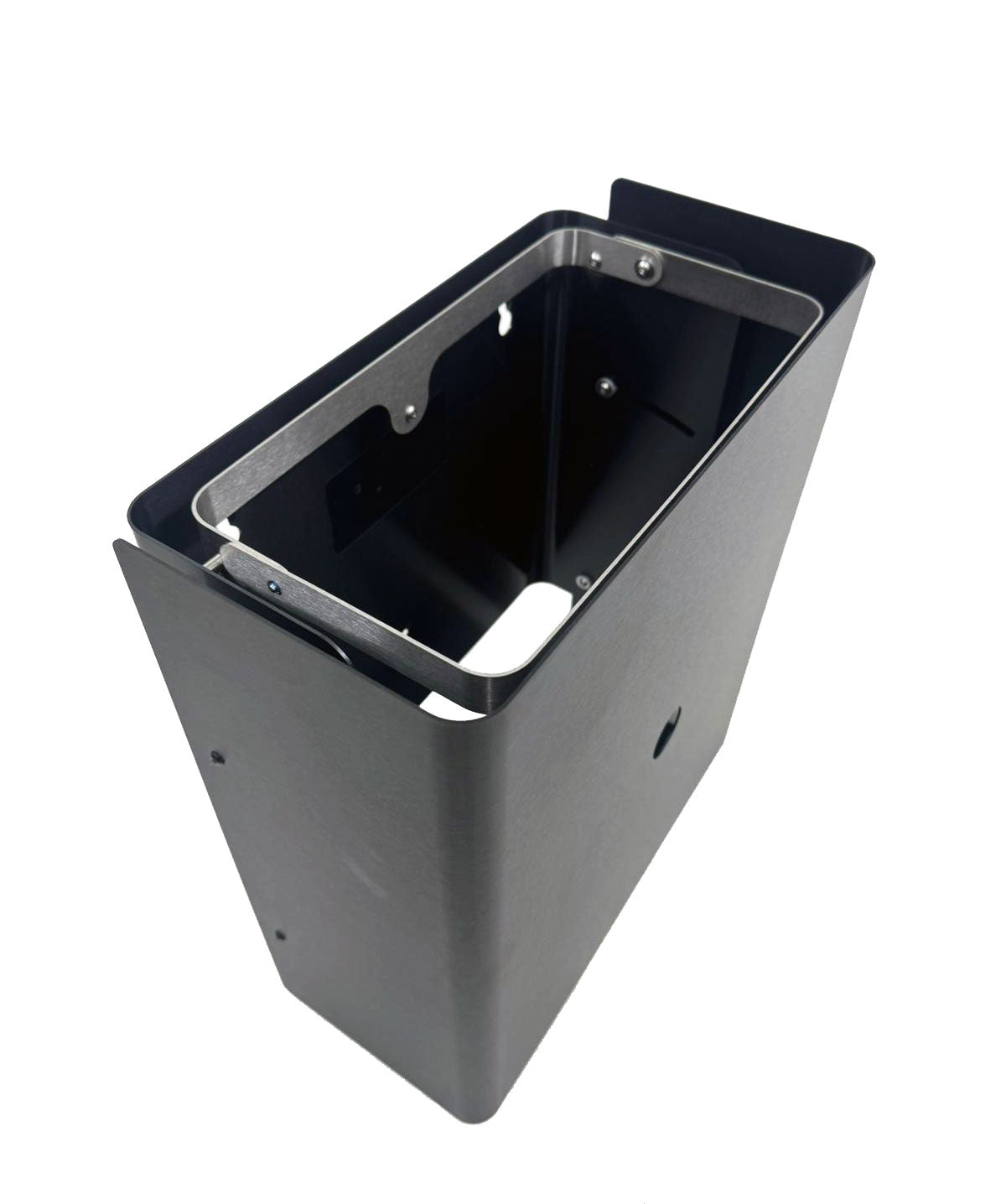 D line X Afvalbak voor papieren dispenser 20L, geborsteld Zwart PVD