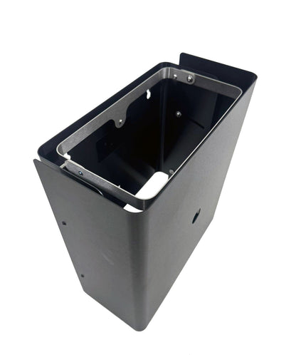 D line X Afvalbak voor papieren dispenser 20L, geborsteld Zwart PVD