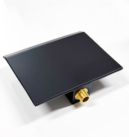 Best Design Dule Nero waterval muuruitloop tbv.douche en bad, Mat Zwart