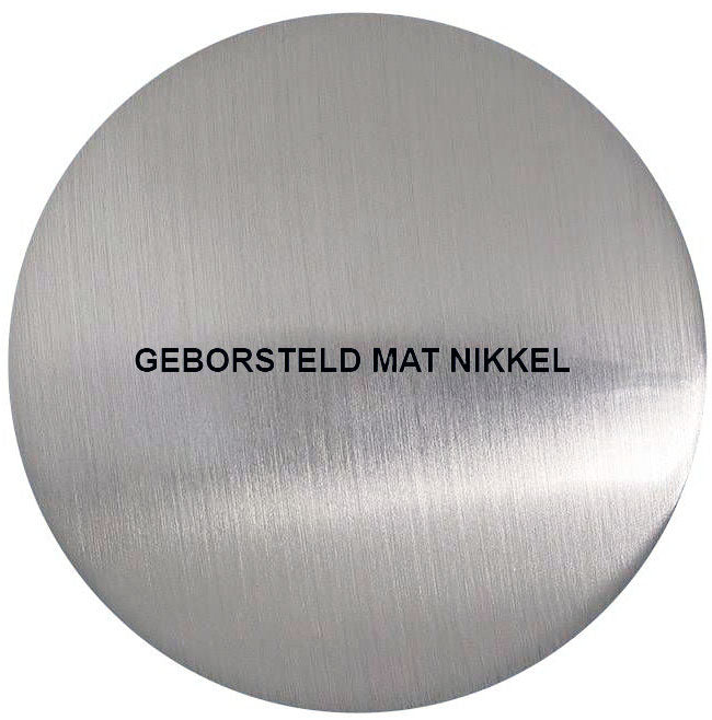 Bongio Squadra, Aqua inbouw centraal thermostaatkraan incl. twee inbouw stopkranen, Geborsteld mat nikkel