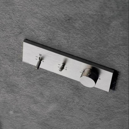 Treemme Watt design inbouw douchekraan thermostatisch met omstel RVS/INOX