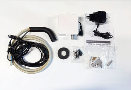 Crosswater MRPO Sensor Wastafelkraan Wandmontage Mat Zwart PROX0160WM
