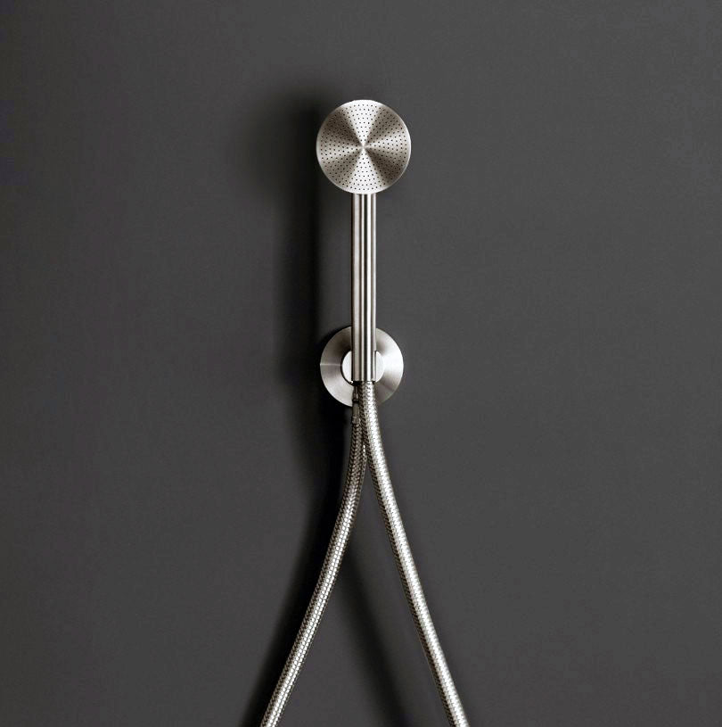 Ceadesign FRE94 wanduitlaat met handdouche en doucheslang 1,50 mtr, geborsteld RVS