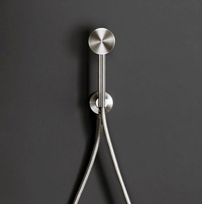 Ceadesign FRE94 wanduitlaat met handdouche en doucheslang 1,50 mtr, geborsteld RVS