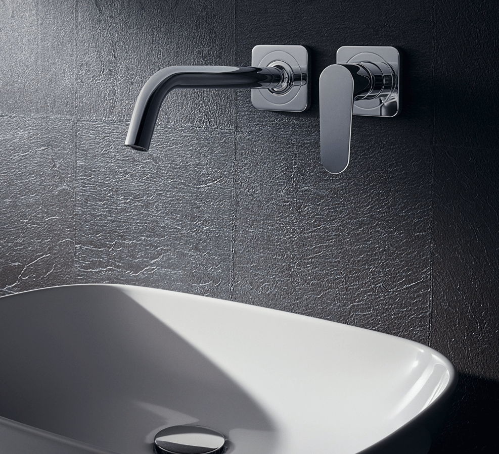 Hansgrohe AXOR Citterio M wastafelkraan wand inbouw voorsprong 227 mm, chroom