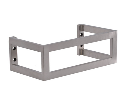 Wiesbaden Montagebeugel Vierkant RVS 40x22x15 cm