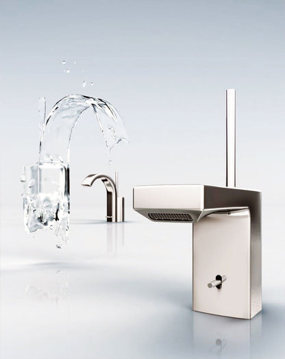 Jado Glance wastafelkraan met waste bediening, Chroom