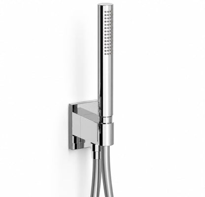 Tres B-System inbouwdoucheset met thermostaat en 30 cm hoofddouche – chroom