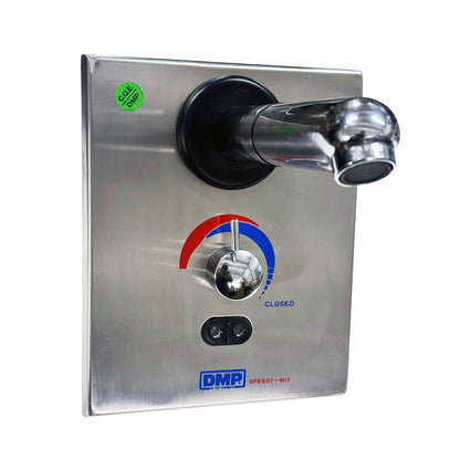 DMP Speedy Mix Teramo vandaalbestendige infrarood wandkraan voor warm en koud water